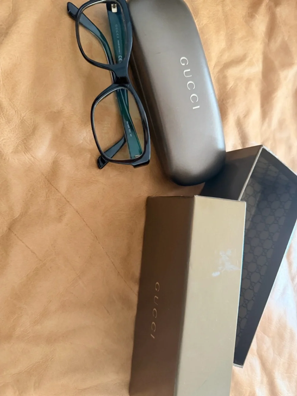 Vintage Gucci GG3205 0O2 Brown Havana Eyeglasses Frames w/ Case & Box Italy - Picture 8 of 8